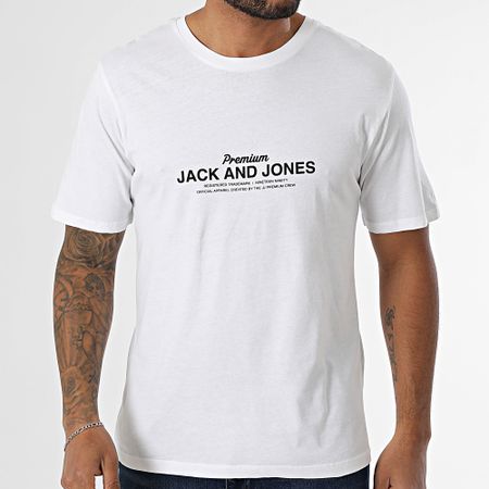 Jack And Jones - Maglietta Blaferris bianca