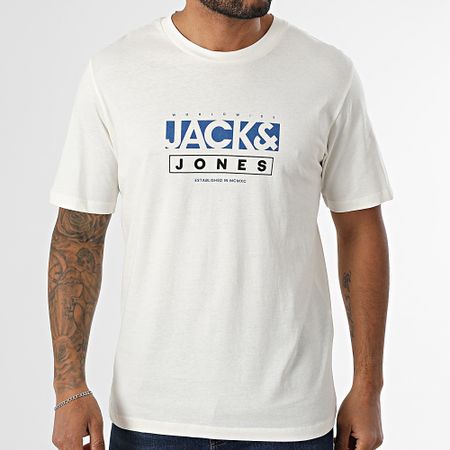 Jack And Jones - Maglietta Seven beige chiaro