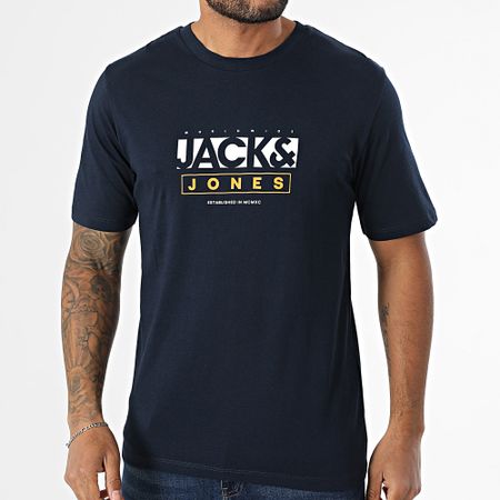 Jack And Jones - Maglietta Seven Navy