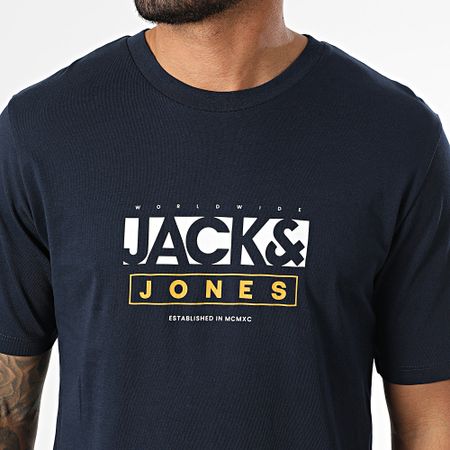 Jack And Jones - Maglietta Seven Navy