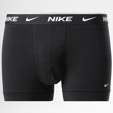 Nike - Set di 3 boxer KE1008 Bianco Nero Blu Reale
