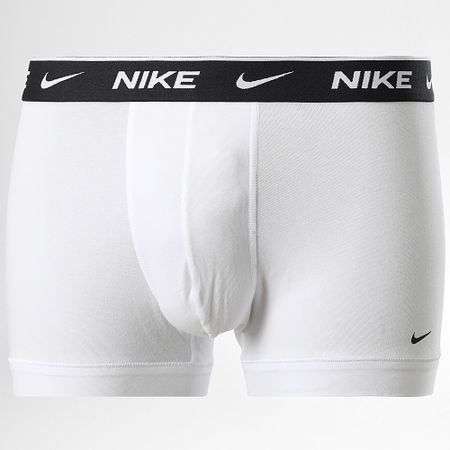 Nike - Set di 3 boxer KE1008 Bianco Nero Blu Reale