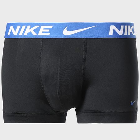 Nike - Set di 3 boxer Essential Micro KE1156 Nero Giallo chiaro Blu reale Bordeaux