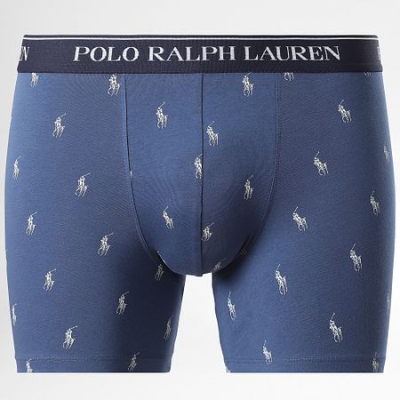 Polo Ralph Lauren - Set di 3 boxer verde scuro e blu