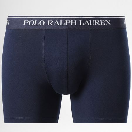 Polo Ralph Lauren - Set di 3 boxer verde scuro e blu