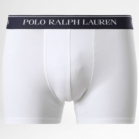 Polo Ralph Lauren - Set di 5 boxer blu navy verde scuro bordeaux grigio erica bianco