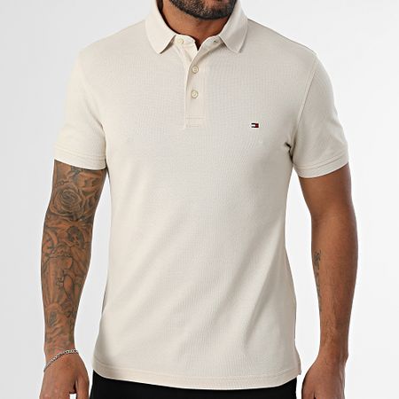 Tommy Hilfiger - Polo manica corta Slim 1985 7771 Beige