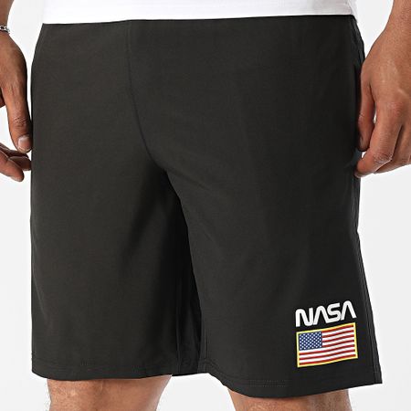 NASA - Pantaloncini da jogging Tech USA Nero