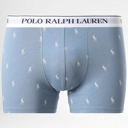 Polo Ralph Lauren - Set di 3 boxer blu navy bianco chiaro