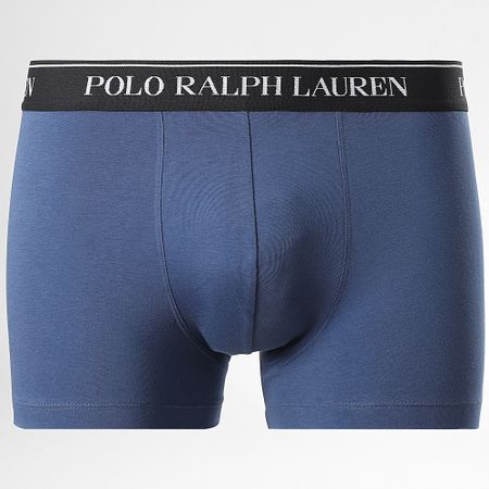 Polo Ralph Lauren - Set di 3 boxer grigio navy Heather nero