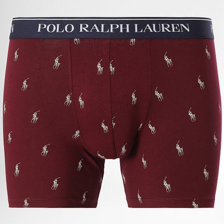 Polo Ralph Lauren - Set di 3 boxer nero verde cachi arancione