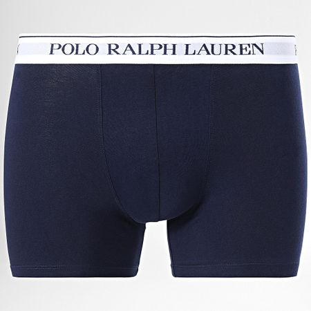 Polo Ralph Lauren - Set di 3 boxer blu navy rosso royal