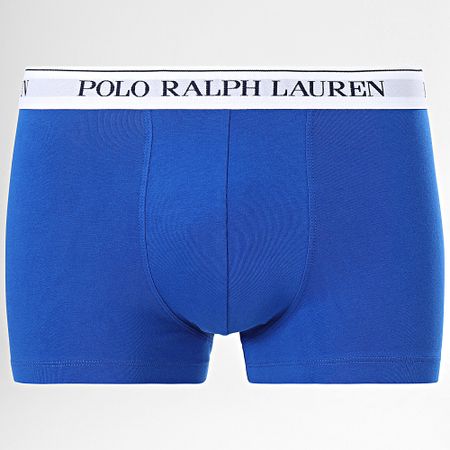 Polo Ralph Lauren - Set di 3 boxer blu navy rosso royal