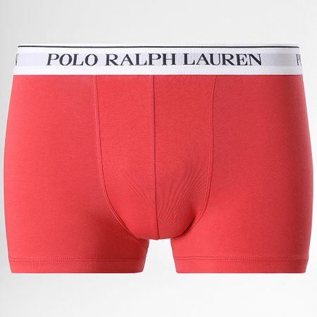 Polo Ralph Lauren - Set di 3 boxer blu navy rosso royal
