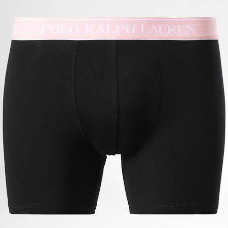 Polo Ralph Lauren - Set di 3 boxer neri Heather Grey Bordeaux