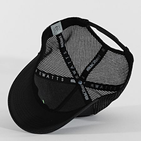 Watts - Cappello Trucker Tribe nero verde carbone fluorescente