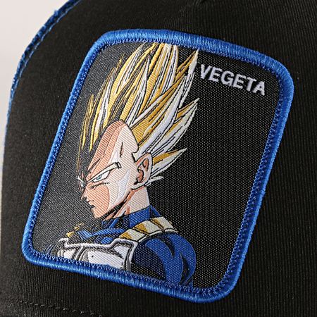 Capslab - Cappello trucker Vegeta nero blu reale