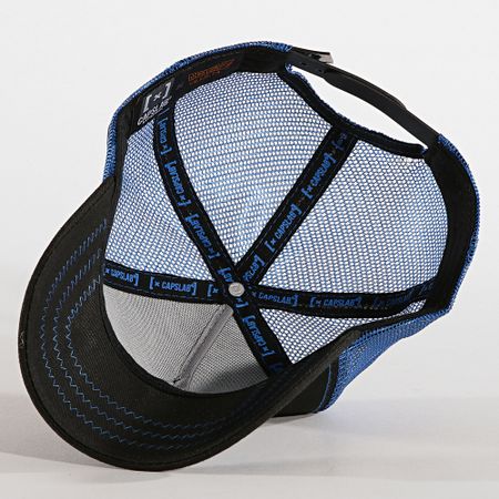 Capslab - Cappello trucker Vegeta nero blu reale