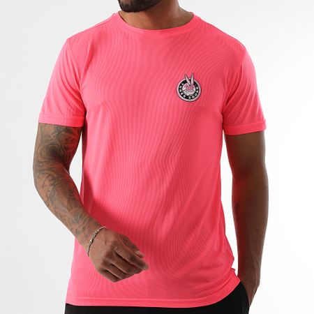 Looney Tunes - Set maglia e pantaloncini da jogging Bugs Bunny Tech Badge Nero Rosa Fluo