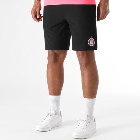 Looney Tunes - Set maglia e pantaloncini da jogging Bugs Bunny Tech Badge Nero Rosa Fluo