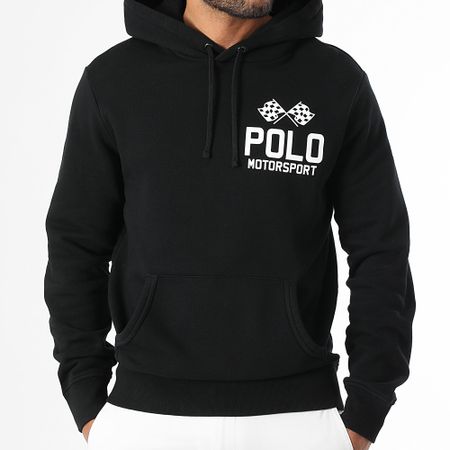 Polo Sport Ralph Lauren - Polo Motorsport con cappuccio nero