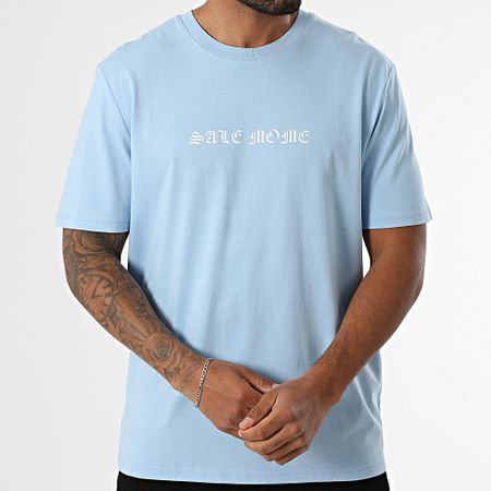 Sale Môme Paris - Maglietta oversize Large Postiché Azzurro