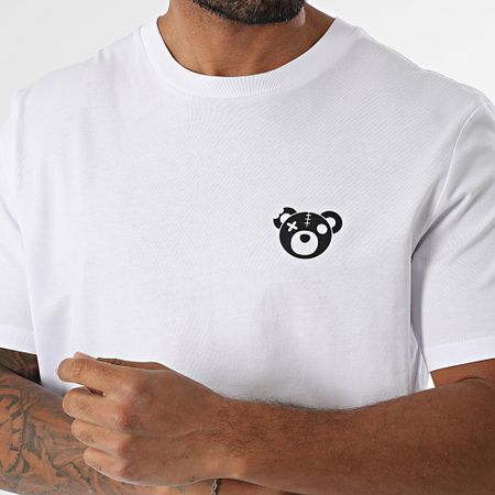 Sale Môme Paris - Tee Shirt Oversize Large Spray Teddy Bianco Arancione