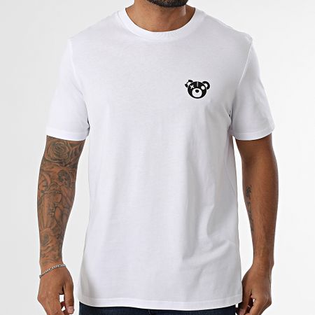 Sale Môme Paris - Tee Shirt Oversize Large Spray Teddy Bianco Arancione