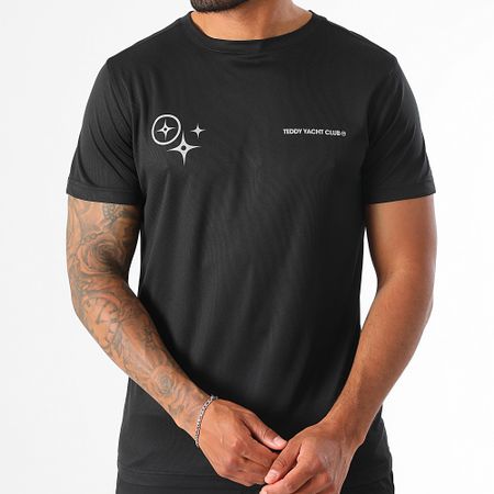 Teddy Yacht Club - Maglia Action rifrangente nera