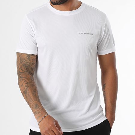 Teddy Yacht Club - Set maglia e pantaloncini da jogging Basic Outline bianco riflettente